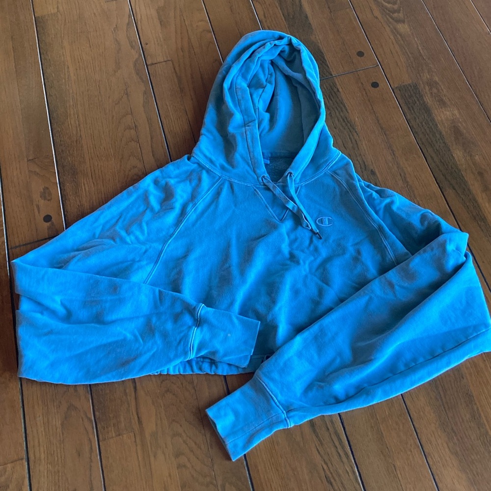Champion cropped hoodie